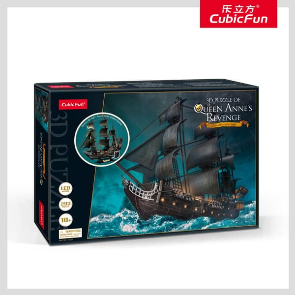 3D-pulma LED-valolla, Queen Anne's Revenge Design
