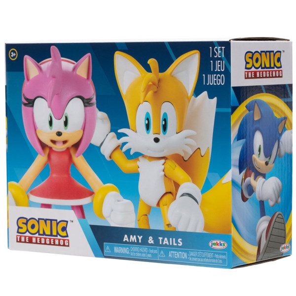 Sonic The Hedgehog Tails & Modern Army set figurer 10cm