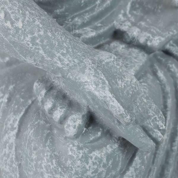 Siddende Buddha figur 18 cm
