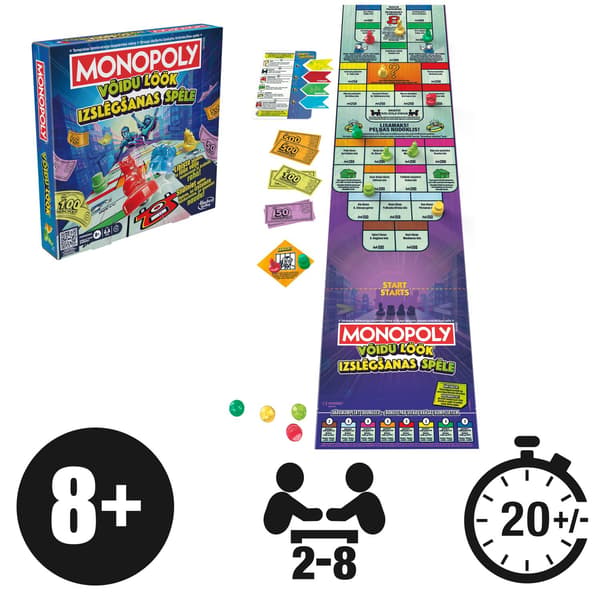 Monopol Boardgame Knockout (på estisk og lettisk sprog.)