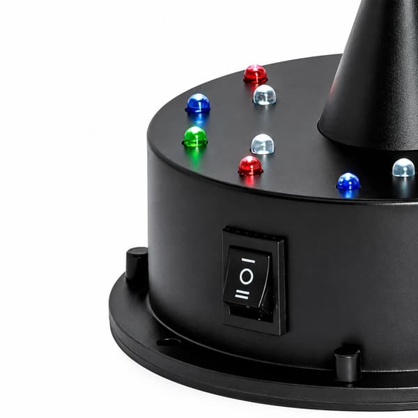 25 cm diskokugle med motor og LED-lyseffekter
