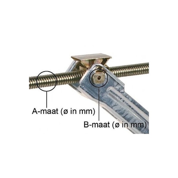 AL-KO Stabilisator spindelblockmutter 20/15 mm lämplig för plastmuttrar