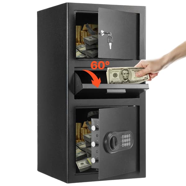 Dropplåstret 3,6 Cu Ft, digital knappsats, stål
