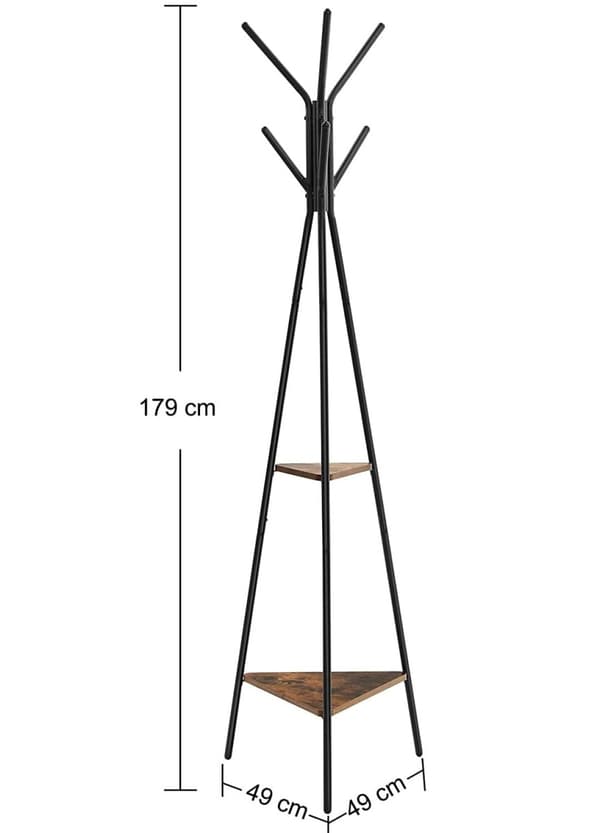 LOFT puinen lattiateline vaatteille