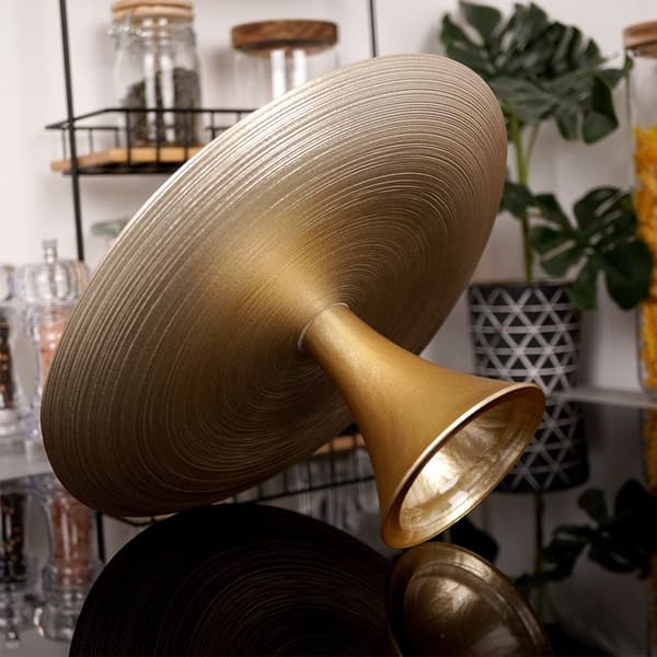 Elegant kagefod i glas - 28 cm diameter