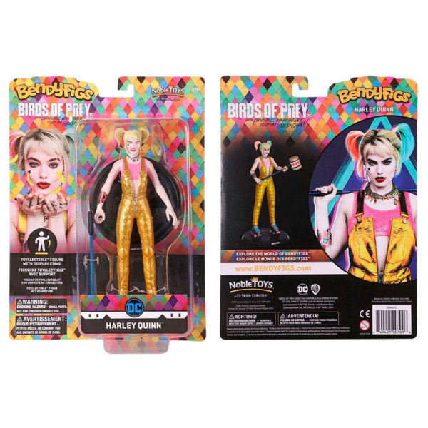 DC Comics Harley Quinn Bendyfigs formbar figur 19cm