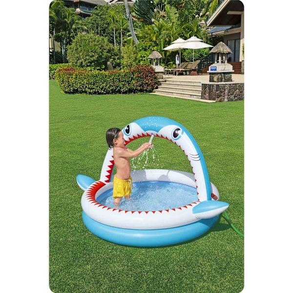 Oppustelig pool med sprinkler 163 x 127 x 92 cm Bestway 53157