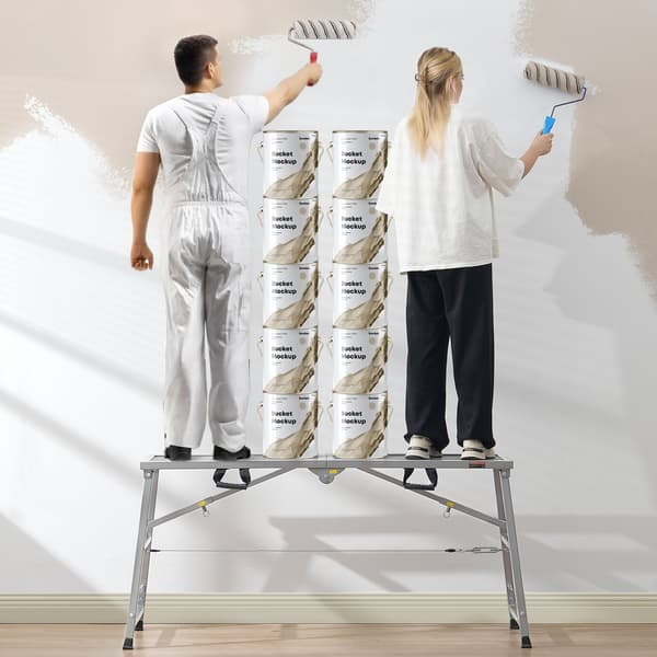 Justerbar arbejdsplatform, foldbar, 360 kg, 4 højder