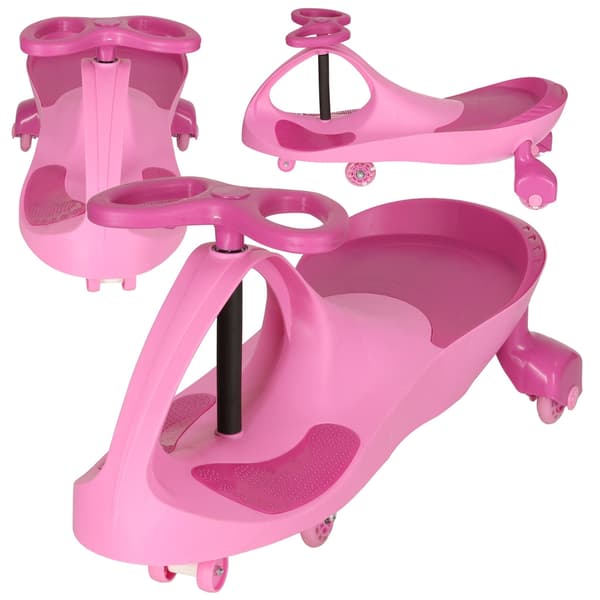 Gravity rutsjebane glødende LED hjul pink