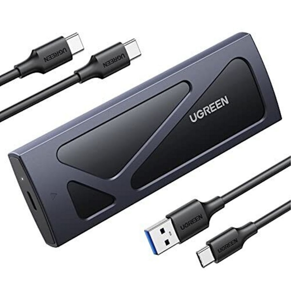 UGREEN M.2 NVMe SSD -kotelo - musta