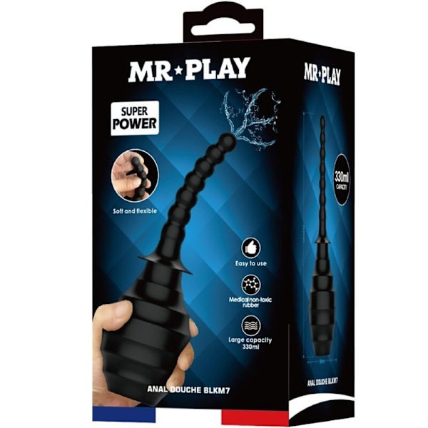 Mr Play - Anal Douche Blkm7 Super Power Black