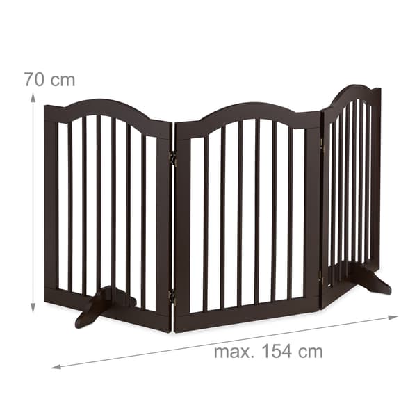 Ruskea turvaportti 70 cm