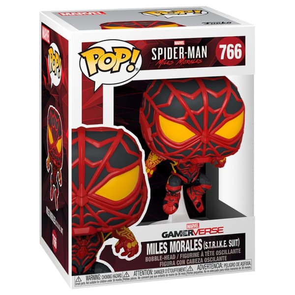 POP-figur Marvel Spiderman Miles Morales S.T.R.I.K.E.-dragt