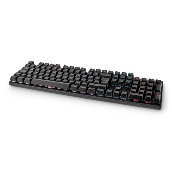 Pelinäppäimistö Langallinen | USB Type-A | Mekaaniset Avaimet | LED | QWERTY | ND Näppäinasettelu | USB Virta | Virtakaapelin pituus: 1.50 m | Pelinäp