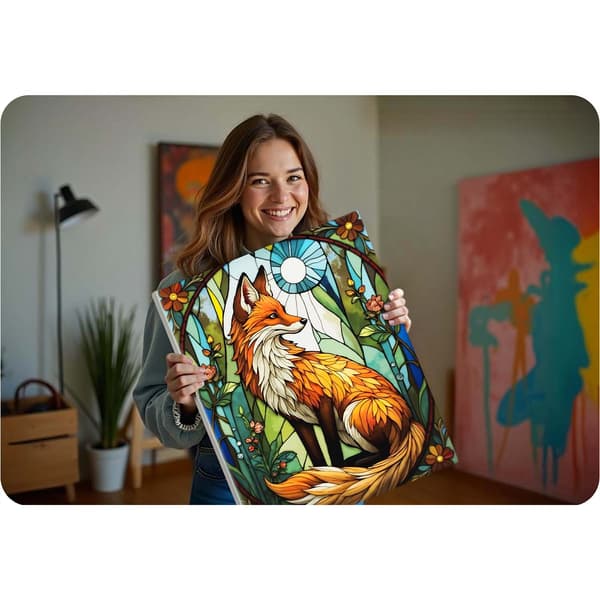 Malesæt efter tal – Fox Design, 40x50 cm lærred