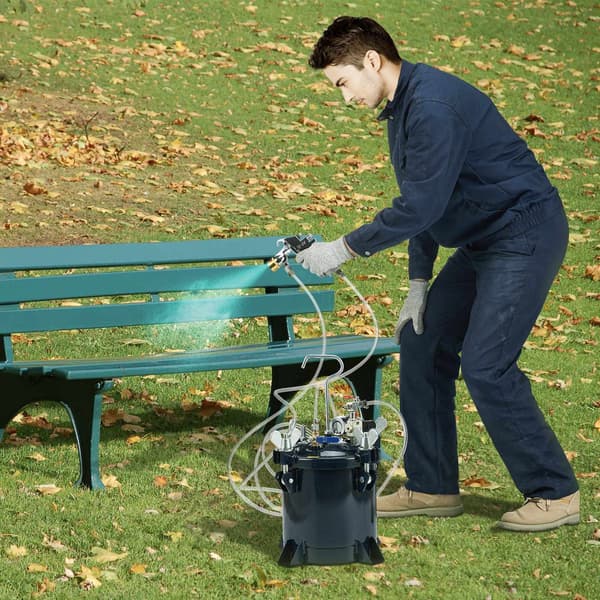 Färgtryckbehållare, 10 l, 2,5 gal, 70 psi