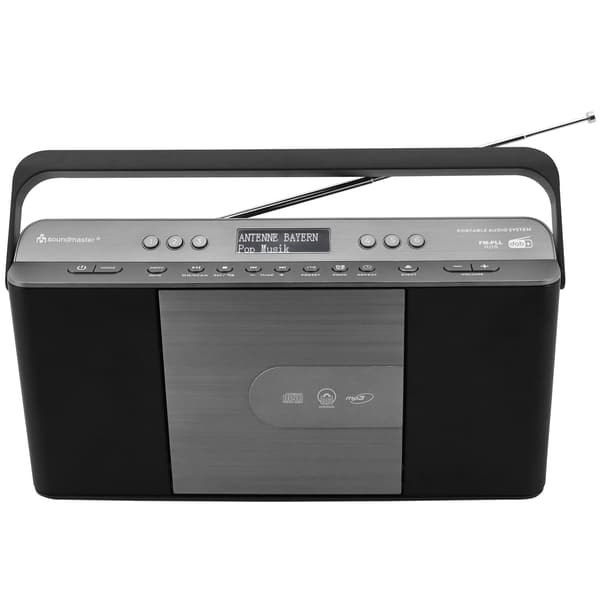Radio Quick Select CD Kannettava RCD1870SW Musta/hopeaharmaa