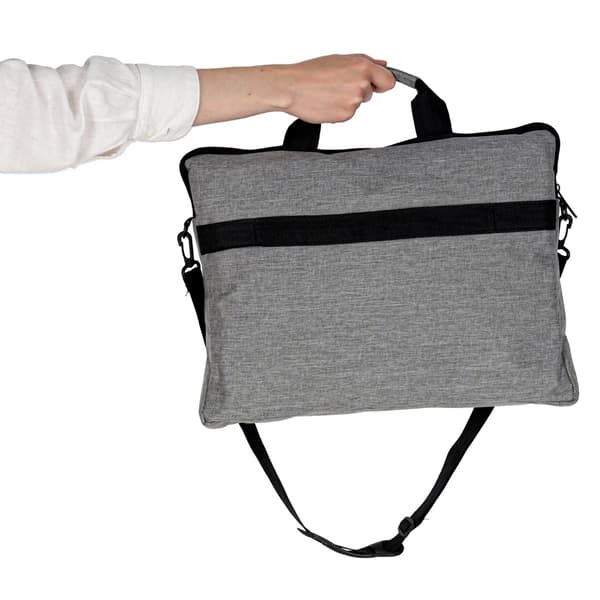 Laptoptaske 15,6 tommer med strop – Grå