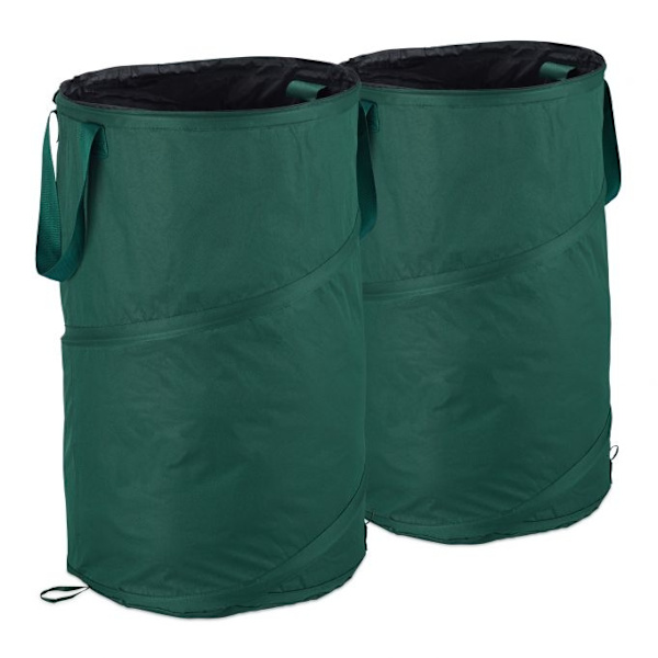 setti 2kpl seisovia lehtipusseja 120L