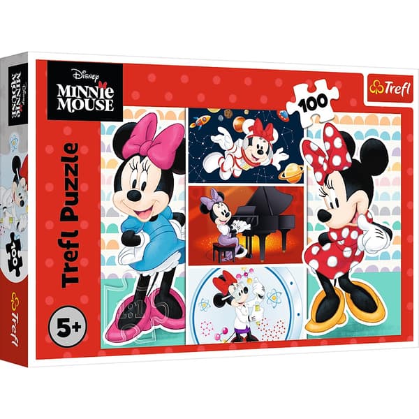Disney Mimmi Pigg-pussel, 100 bitar, 41x27,5 cm