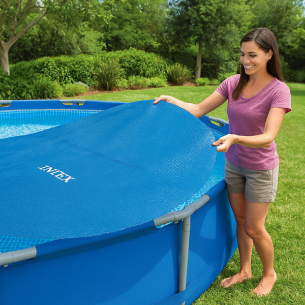 Solafdækning til pool INTEX 28013