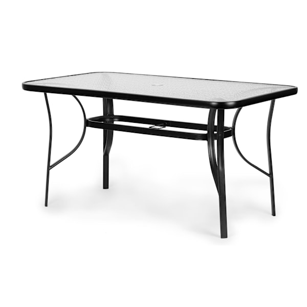 Glashavebord Wave 140x80cm terrasse altanbord MultiGarden