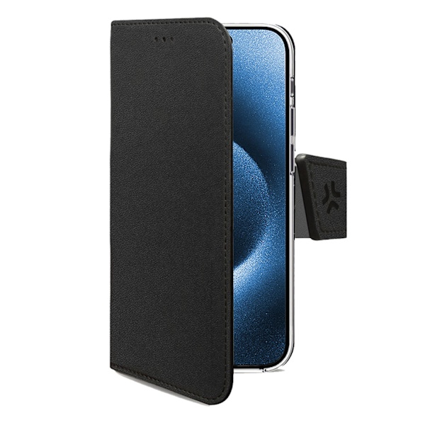 iPhone 17 Pro Pung-etui, sort, øko-læder