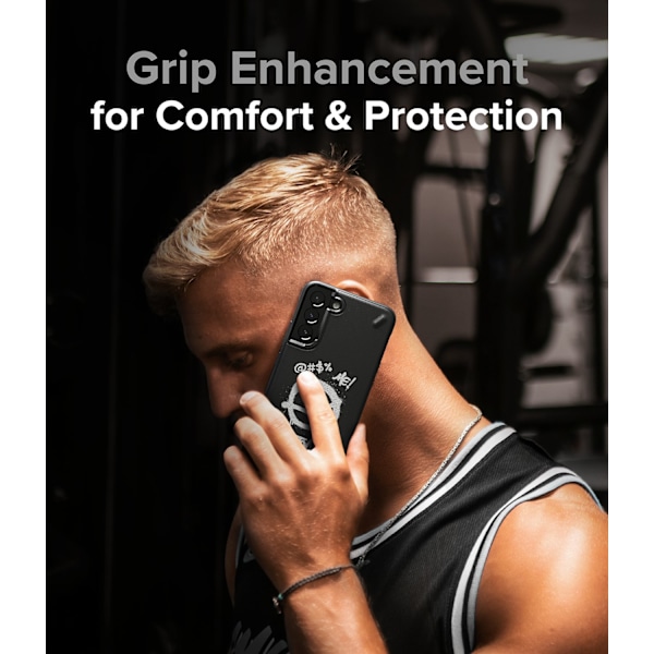 Holdbart etui og cover til Galaxy S22+ Onyx Design Graffiti sort