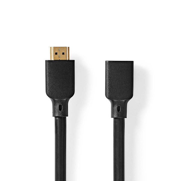 Ultra High Speed ​​HDMI ™ kabel | HDMI™ Stik | HDMI™ Hun | 8K@60Hz | 48 Gbps | 2.00 m | Runde | 7.9 mm | Sort | Box