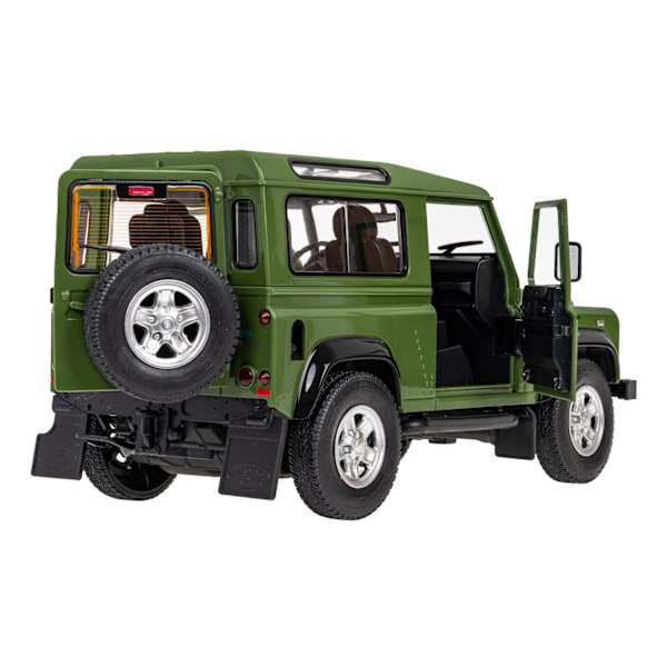 Fjernbetjening Land Rover Defender 1:14 med LED-lys