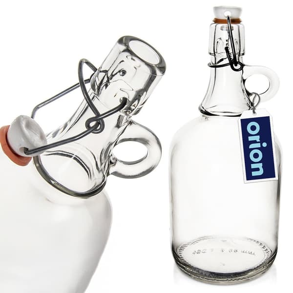 Flaska med clipsglas 500 ml