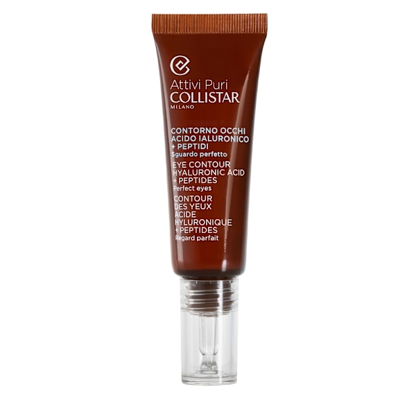 Collistar, Pure Actives, Hyaluronic Acid & Peptides, Lifting & Depuffing, Morning & Evening, Eye Gel, 15 ml