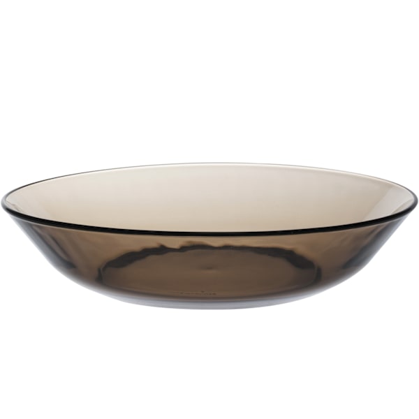 Duralex LYS SEPIA syvä levy ruskea 210 x 45 mm - sarja 6 kpl.
