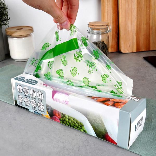 Mad ziplock poser 20,5x21 cm / 24x29 cm, 40 stk.