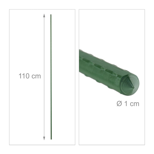 Istutustikkuja 110 cm 10 kappaleen sarjassa