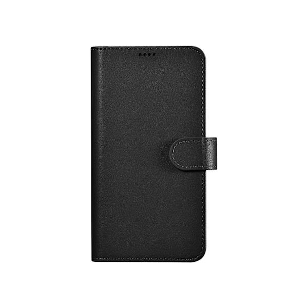 Plånboksfodral i läder till Samsung Galaxy S23+ Plånboksfodral, svart