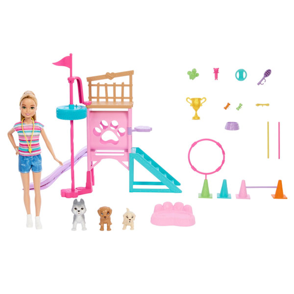 Barbie Stacie Puppy Playground -Leikkisetti