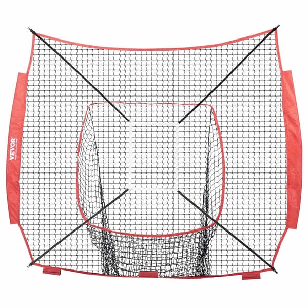 Baseboll Softboll Träningsnät 7x7 Ft Ersättning, Strike Zone