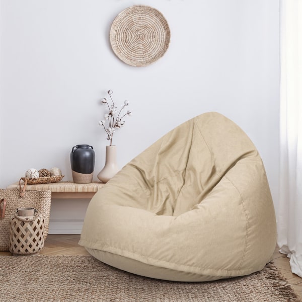 Bean bag puff xxl - beige