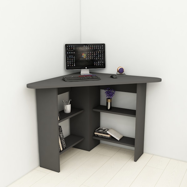 Study Desk Corner - antracit