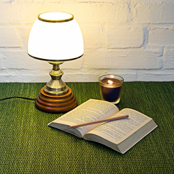 Bordlampe Glasskærm Classic