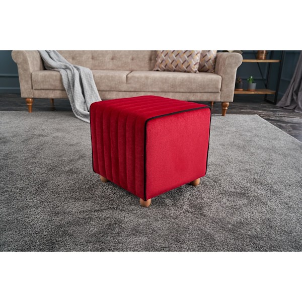 Pouffe Mona Puf - punainen