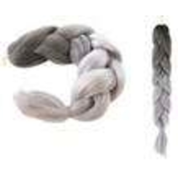 Syntethår ​​ombre flätor sz/sz W10345
