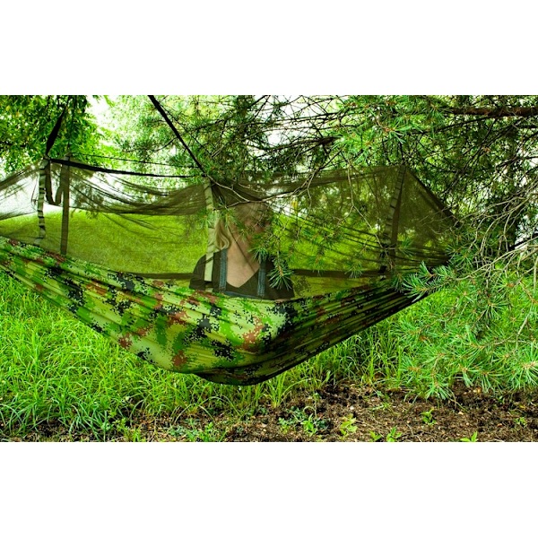 Turist hængekøje Santiago Army 260x140cm Net