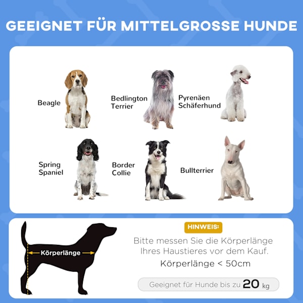 Pet Bed Udendørs Baldakin Hævet Mesh Uv-Beskyttelse Mørkeblå Medium Hunde