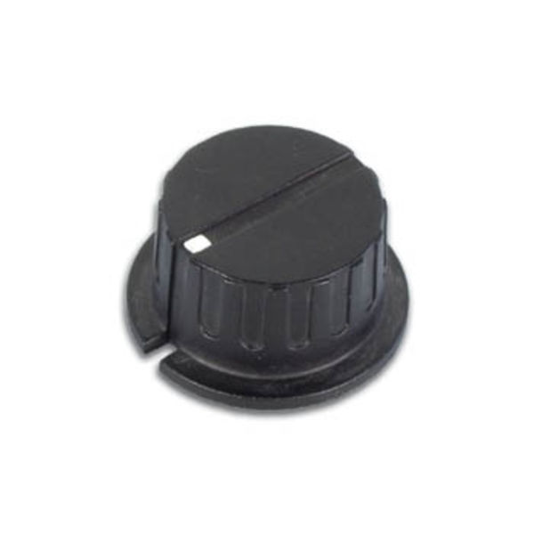 Knap (sort med hvidt punkt 35,7 mm/6 mm)