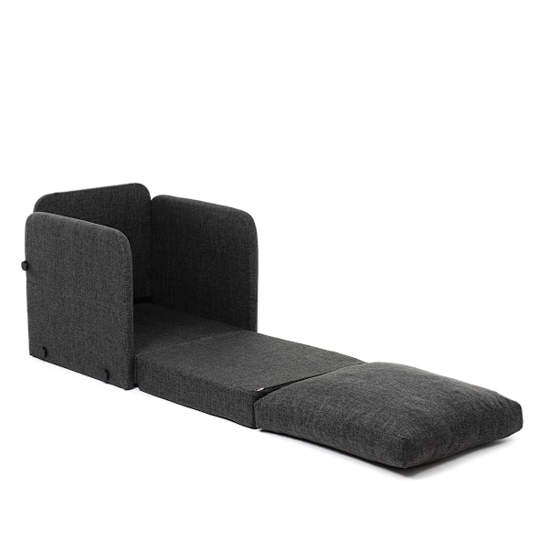 1-sits bäddsoffa Saga Single - Mörkgrå