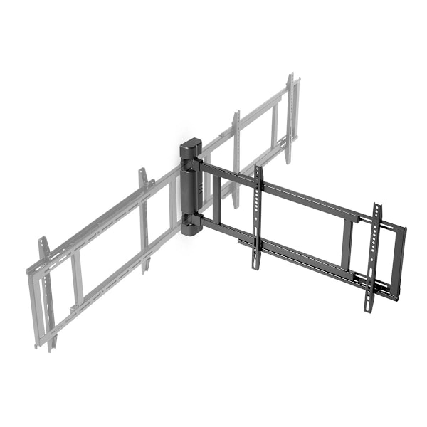 Motoriserade TV väggfäste | 32 - 75 " | Maximal skärmvikt som stöds: 50 kg | Roterbar | Minsta väggdistans: 56 mm | Fjärrstyrd | ABS / Stål | Svart