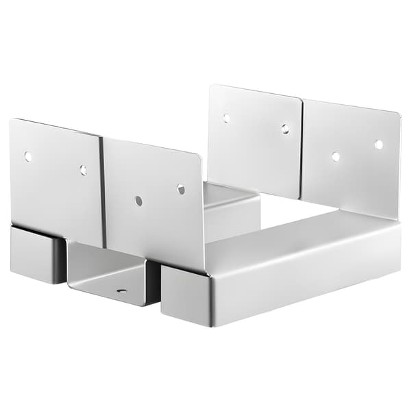 6x6 stolpebaseankre, 10-pak, 2,5 cm afstandsstykke