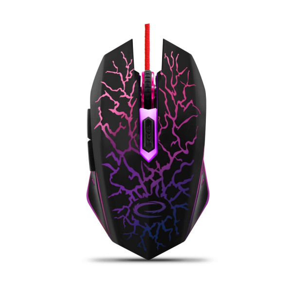 Esperanza Wired Mouse For Gamers 6D Opt. Usb Mx211 Lightning Flerfarvet